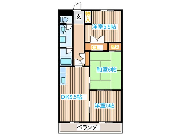 ROOMYかんのの物件間取画像